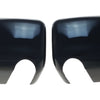 MC6201BLK 07-18 Jeep Wrangler JK 2 PCS Full Gloss Black Tape-on Mirror Cover Chrome Delete Kit