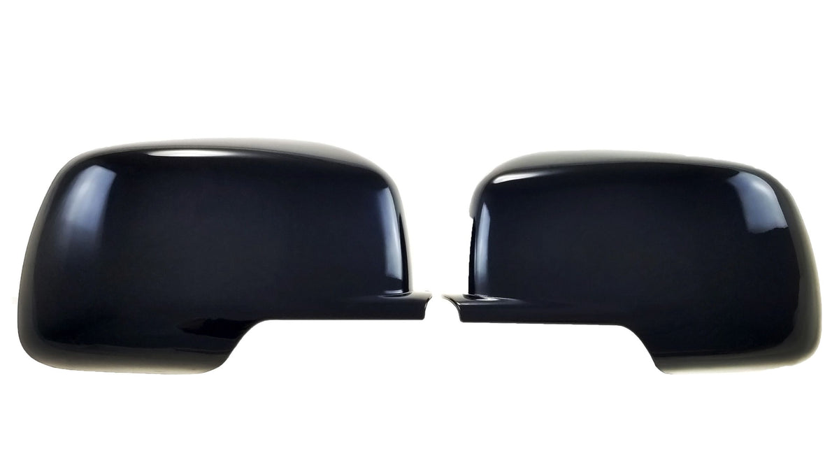 MC6219BLK 09-20 Dodge Journey 2 PCS Full Gloss Black Tape-on Mirror Cover Chrome Delete Kit