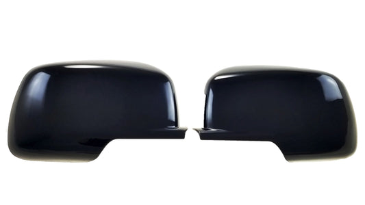 MC6219BLK 09-20 Dodge Journey 2 PCS Full Gloss Black Tape-on Mirror Cover Chrome Delete Kit