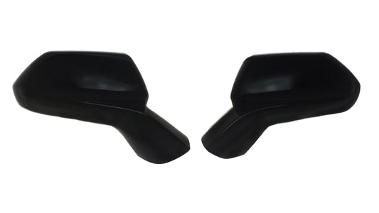 MC6227BLK 16-22 Chevrolet Camaro 2 PCS Full Gloss Black Tape-on Mirror Cover Chrome Delete Kit