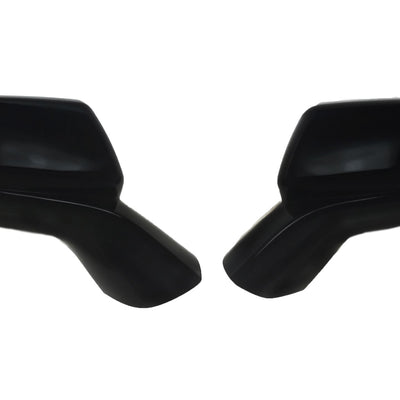 MC6227BLK 16-22 Chevrolet Camaro 2 PCS Full Gloss Black Tape-on Mirror Cover Chrome Delete Kit