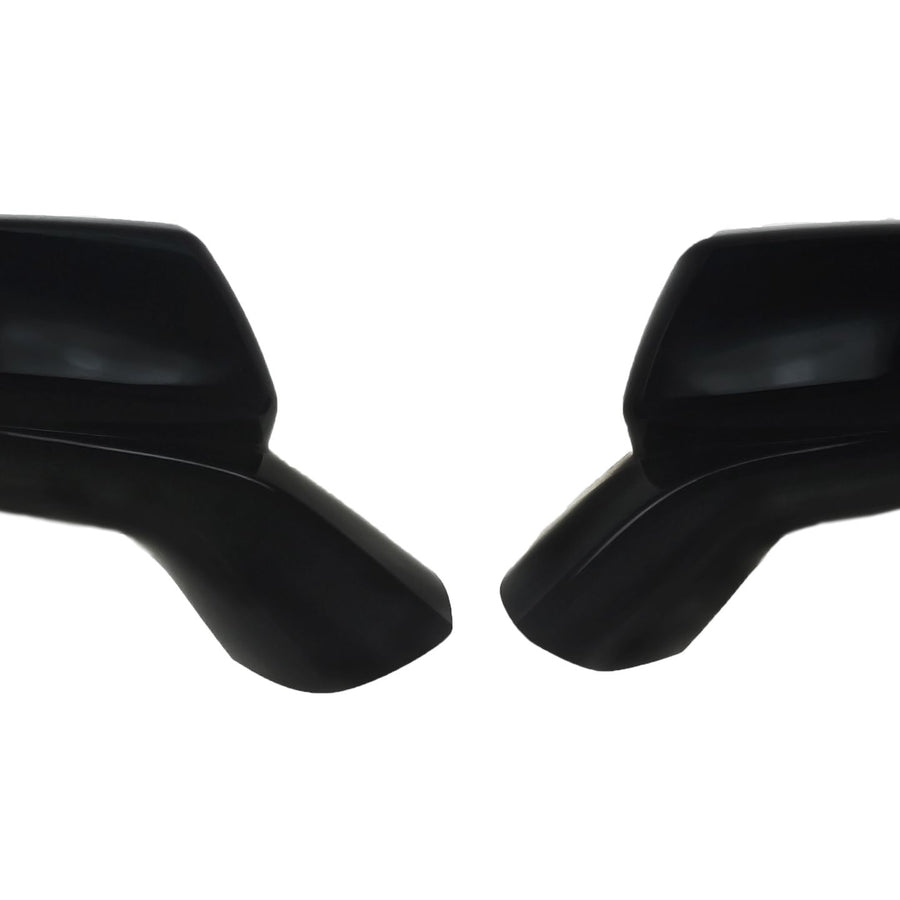 MC6227BLK 16-22 Chevrolet Camaro 2 PCS Full Gloss Black Tape-on Mirror Cover Chrome Delete Kit