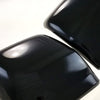 MC6228BLK 16-22 Nissan Titan XD Tow-style 2 PCS With Turn Signal Top Gloss Black Tape-on Mirror Cover Chrome Delete Kit