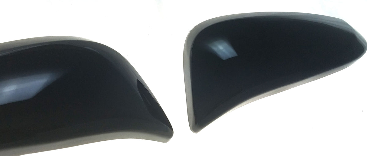 2013-2018 Toyota RAV4 2 PCS Top Gloss Black Tape-on Mirror Cover Chrome Delete Kit