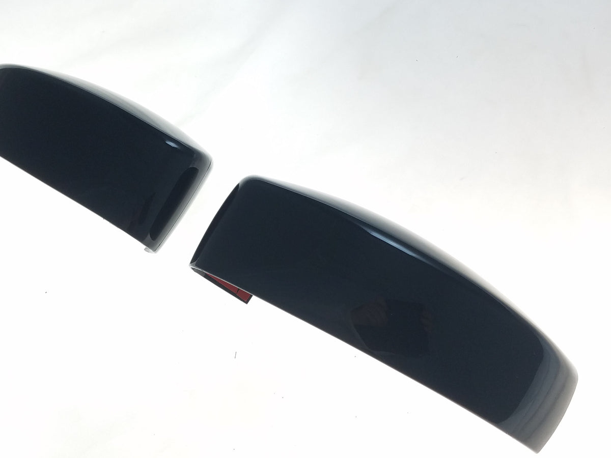 MC6240BLK 14-22 Jeep Cherokee 2 PCS Top Gloss Black Tape-on Mirror Cover Chrome Delete Kit