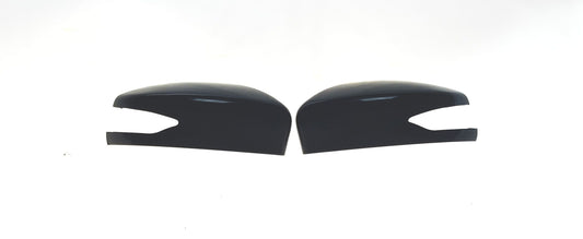 MC6244BLK 16-22 Nissan Maxima 2 PCS With Turn Signal Top Gloss Black Tape-on Mirror Cover Chrome Delete Kit