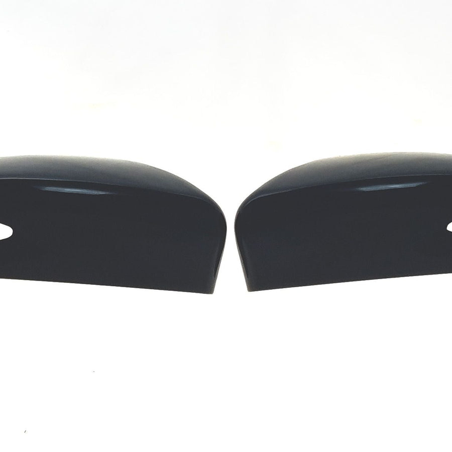 MC6244BLK 13-19 Nissan Sentra 2 PCS With Turn Signal Top Gloss Black Tape-on Mirror Cover Chrome Delete Kit