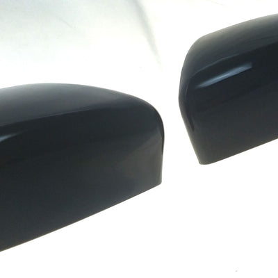MC6244BLK 16-22 Nissan Maxima 2 PCS With Turn Signal Top Gloss Black Tape-on Mirror Cover Chrome Delete Kit