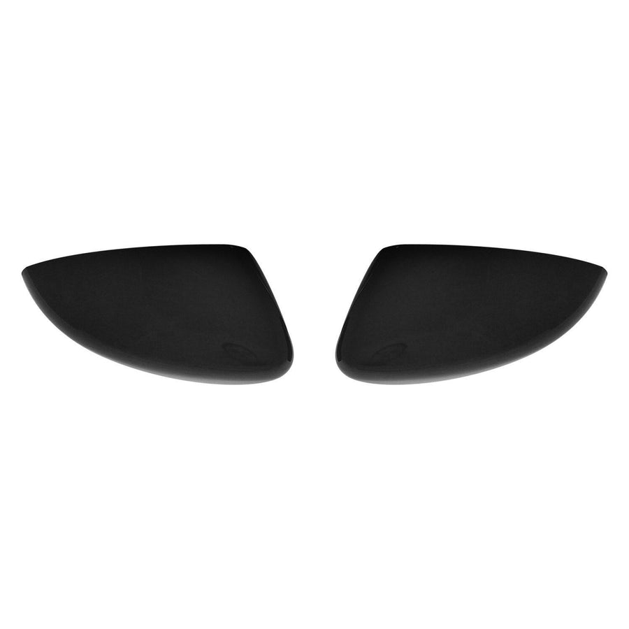 MC6248BLK 15-17 Chrysler 200 2 PCS No Turn Signal Top Gloss Black Tape-on Mirror Cover Chrome Delete Kit