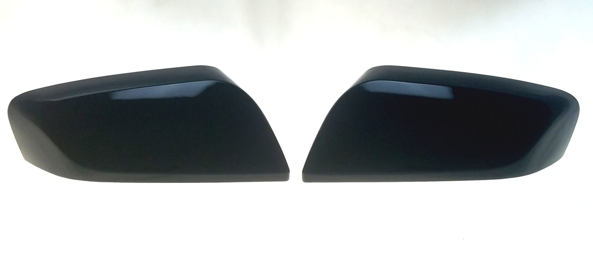 MC6251BLK 13-20 Chevrolet Impala 2 PCS Top Gloss Black Tape-on Mirror Cover Chrome Delete Kit