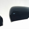 MC6259BLK 13-20 Ford Fusion 2 PCS With Turn Signal Top Gloss Black Tape-on Mirror Cover Chrome Delete Kit