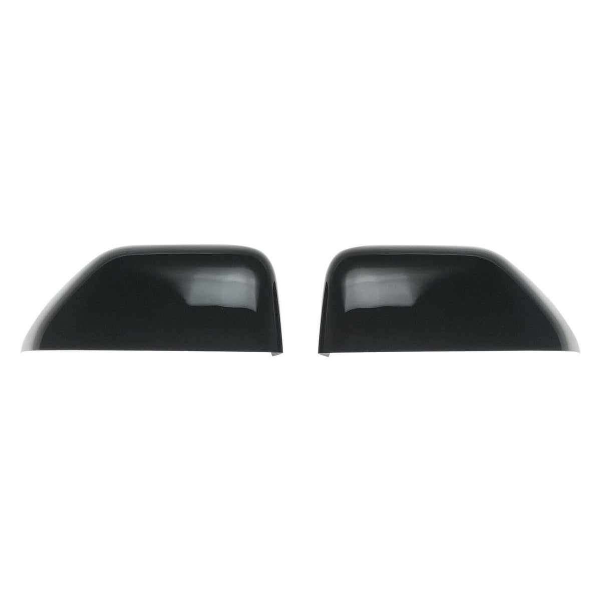 MC6262BLK 17-22 Ford F-250 Super Duty/F-350 Super Duty 2 PCS Top Gloss Black Tape-on Mirror Cover Chrome Delete Kit