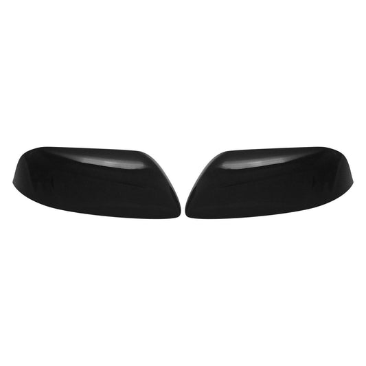 MC6270BLK 16-19 Ford Explorer 2 PCS Top Gloss Black Tape-on Mirror Cover Chrome Delete Kit