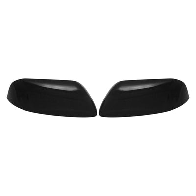 MC6270BLK 16-19 Ford Explorer 2 PCS Top Gloss Black Tape-on Mirror Cover Chrome Delete Kit