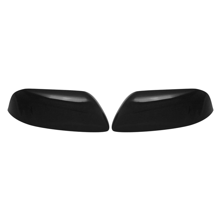MC6270BLK 16-19 Ford Explorer 2 PCS Top Gloss Black Tape-on Mirror Cover Chrome Delete Kit