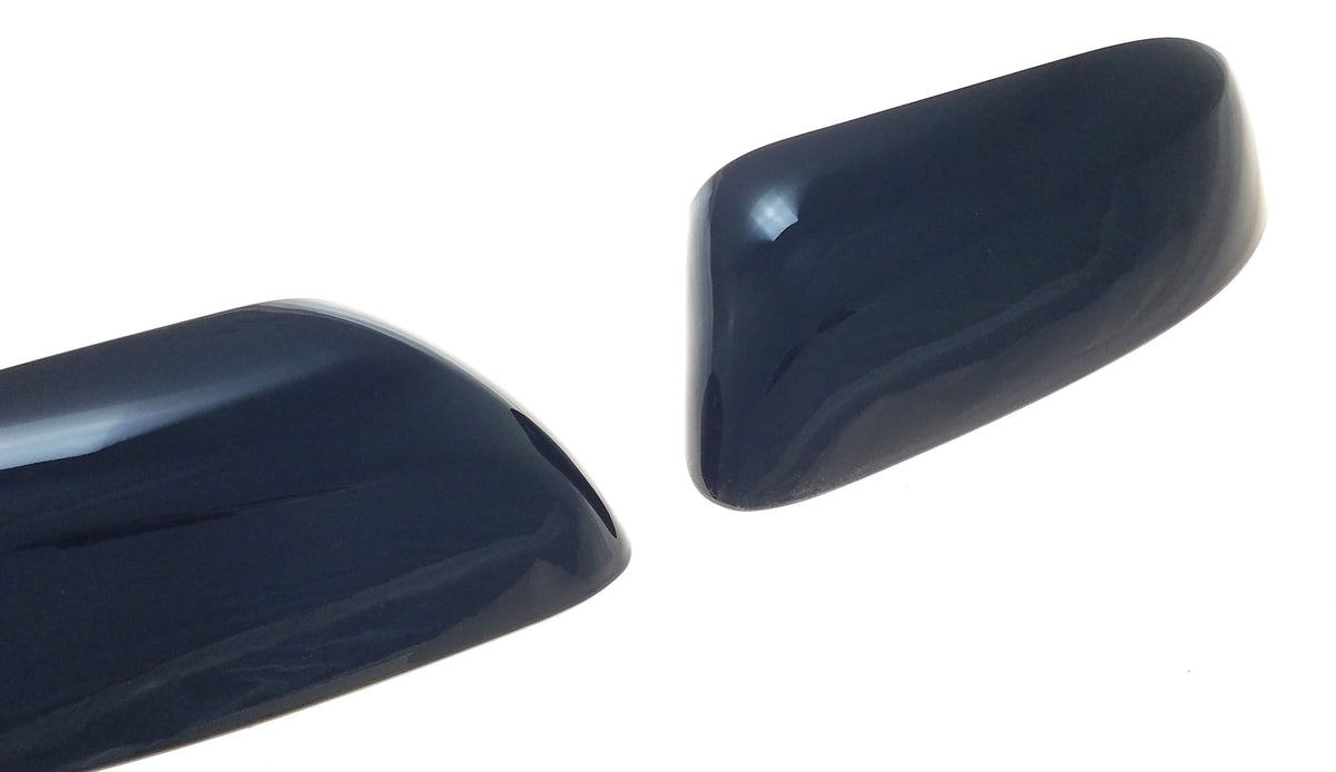 MC6270BLK 16-19 Ford Explorer 2 PCS Top Gloss Black Tape-on Mirror Cover Chrome Delete Kit