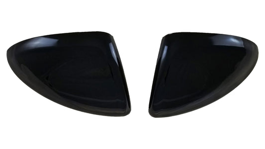 MC6273BLK 16-19 Chevrolet Cruze 2 PCS W/ or W/O Turn Signal Top Gloss Black Tape-on Mirror Cover Chrome Delete Kit
