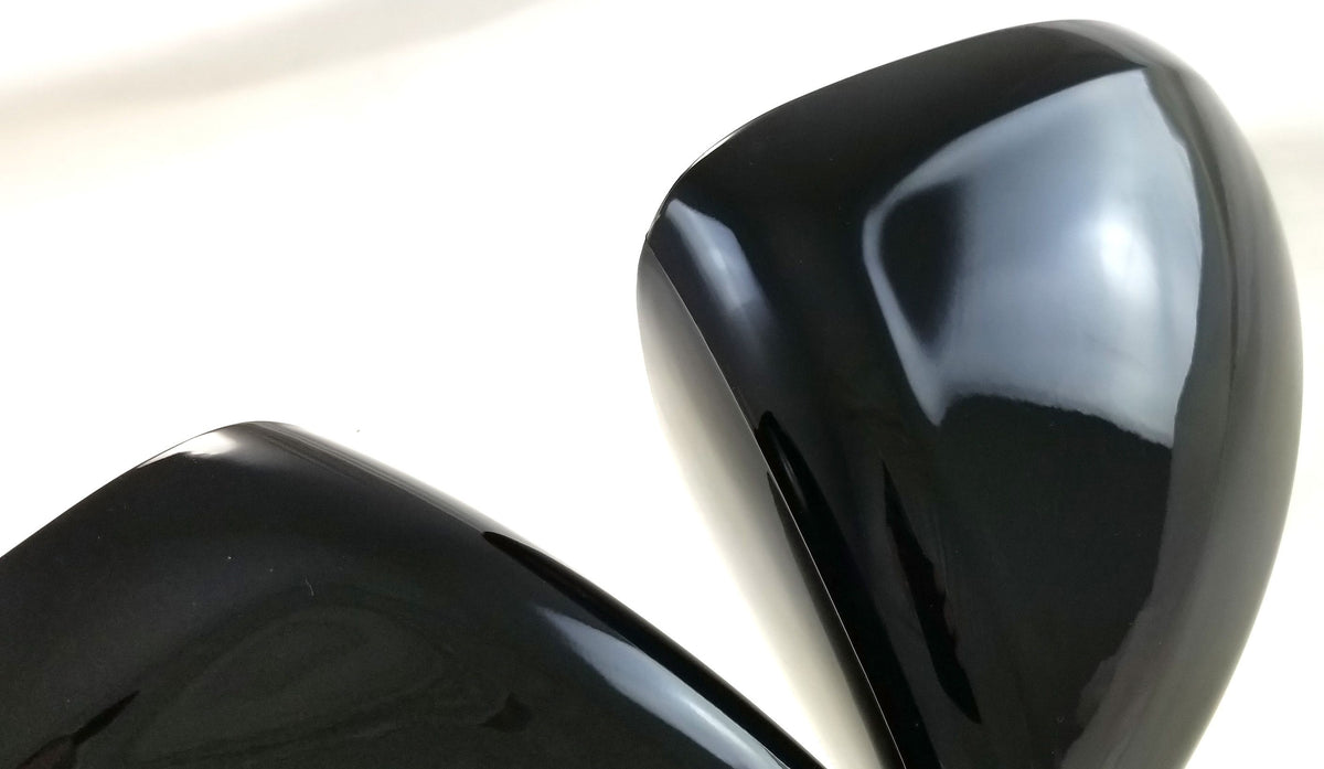 MC6273BLK 16-19 Chevrolet Cruze 2 PCS W/ or W/O Turn Signal Top Gloss Black Tape-on Mirror Cover Chrome Delete Kit