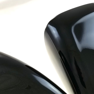 MC6273BLK 16-19 Chevrolet Cruze 2 PCS W/ or W/O Turn Signal Top Gloss Black Tape-on Mirror Cover Chrome Delete Kit