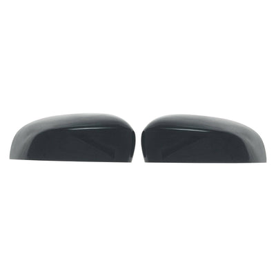 MC6275BLK 17-19 Ford Escape 2 PCS No Turn Signal Top Gloss Black Tape-on Mirror Cover Chrome Delete Kit