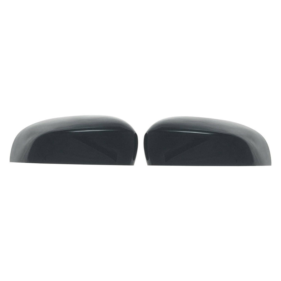 MC6275BLK 17-19 Ford Escape 2 PCS No Turn Signal Top Gloss Black Tape-on Mirror Cover Chrome Delete Kit