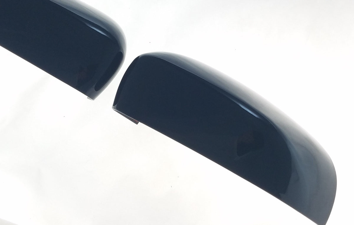 MC6275BLK 17-19 Ford Escape 2 PCS No Turn Signal Top Gloss Black Tape-on Mirror Cover Chrome Delete Kit