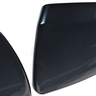 MC6282BLK 17-19 GMC Acadia 2 PCS Top Gloss Black Tape-on Mirror Cover Chrome Delete Kit