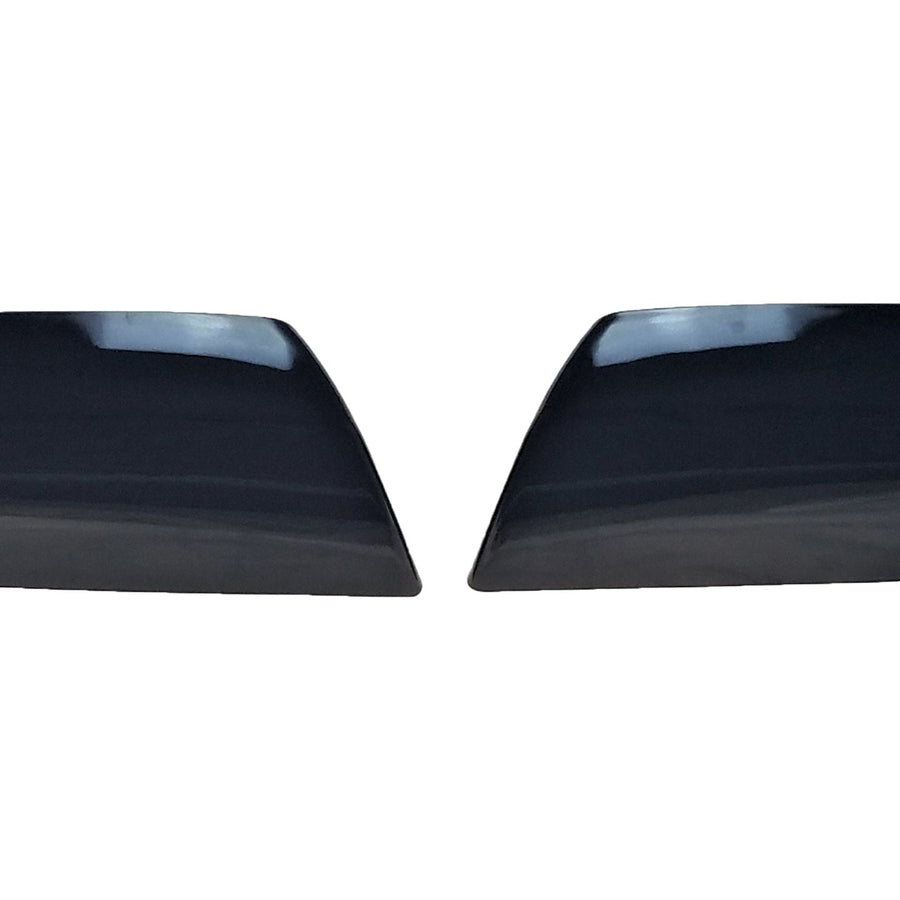 MC6284BLK 14-18 GMC Sierra 1500 2 PCS Top Gloss Black Replacement Mirror Cover Chrome Delete Kit