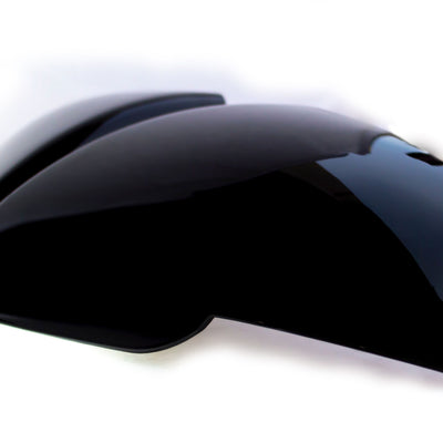 MC6286BLK 16-21 Hyundai Elantra 2 PCS No Turn Signal Top Gloss Black Tape-on Mirror Cover Chrome Delete Kit