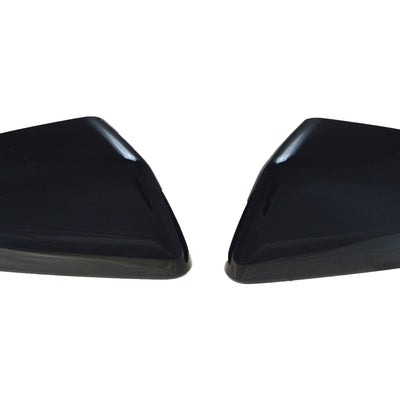 MC6287BLK 18-22 Chevrolet Equinox 2 PCS Top Gloss Black Tape-on Mirror Cover Chrome Delete Kit