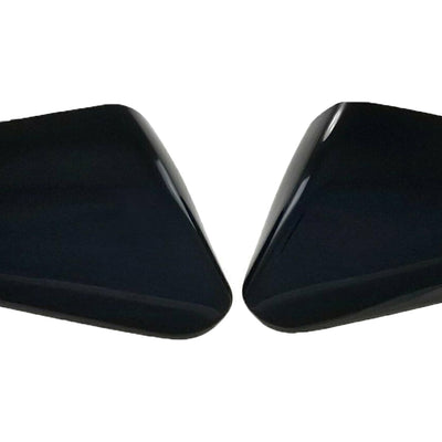 MC6289BLK 15-19 Hyundai Sonata 2 PCS No Turn Signal Top Gloss Black Tape-on Mirror Cover Chrome Delete Kit