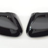 MC6291BLK 18-22 Honda Accord 2 PCS No Turn Signal Top Gloss Black Tape-on Mirror Cover Chrome Delete Kit