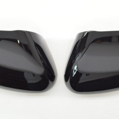 MC6291BLK 18-22 Honda Accord 2 PCS No Turn Signal Top Gloss Black Tape-on Mirror Cover Chrome Delete Kit