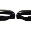 MC6293BLK 15-22 Nissan Murano 2 PCS With Turn Signal Top Gloss Black Tape-on Mirror Cover Chrome Delete Kit