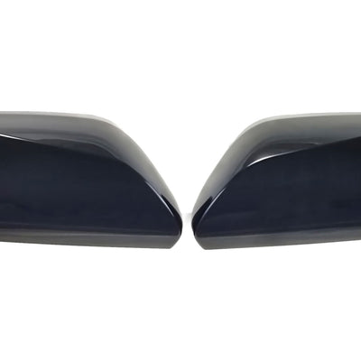 MC6295BLK 19-22 Toyota Avalon 2 PCS No Turn Signal Top Gloss Black Tape-on Mirror Cover Chrome Delete Kit