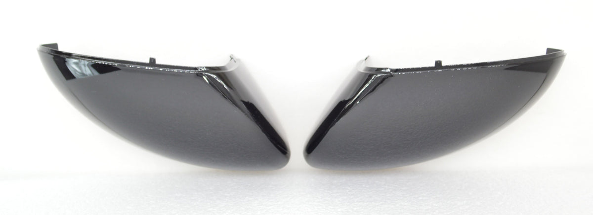 MC6299BLK 19-22 Nissan Altima 2 PCS Top Gloss Black Replacement Mirror Cover Chrome Delete Kit