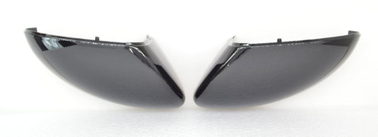 MC6299BLK 19-22 Nissan Altima 2 PCS Top Gloss Black Replacement Mirror Cover Chrome Delete Kit