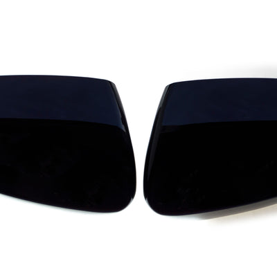 MC6300BLK 16-21 Hyundai Tucson 2 PCS No Turn Signal Top Gloss Black Tape-on Mirror Cover Chrome Delete Kit