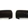 MC6302BLK 19-22 Ford Ranger 2 PCS No Turn Signal Top Gloss Black Replacement Mirror Cover Chrome Delete Kit