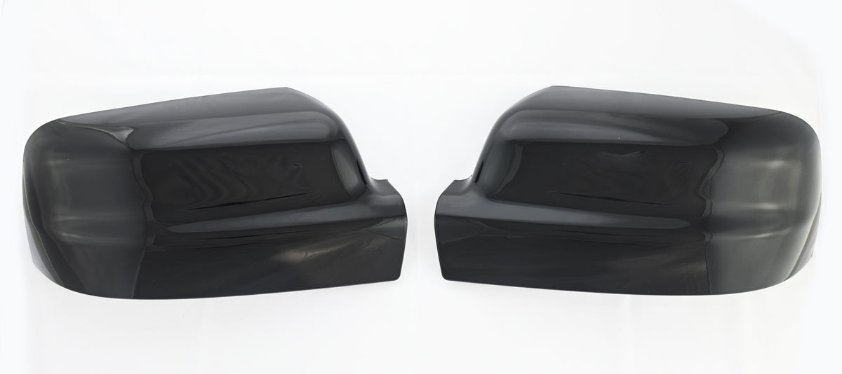 MC6303BLK 19-22 Ram 1500 2 PCS No Turn Signal Top Gloss Black Tape-on Mirror Cover Chrome Delete Kit