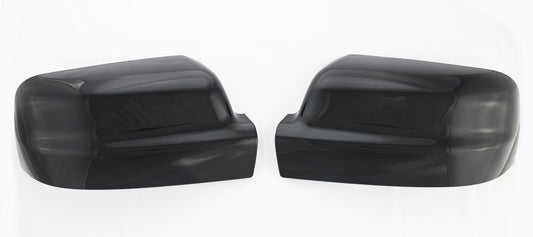 MC6303BLK 19-22 Ram 1500 2 PCS No Turn Signal Top Gloss Black Tape-on Mirror Cover Chrome Delete Kit