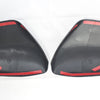 MC6304BLK 17-22 Honda CR-V 2 PCS With Turn Signal Top Gloss Black Tape-on Mirror Cover Chrome Delete Kit