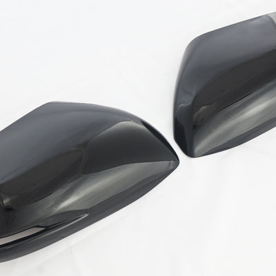 MC6304BLK 17-22 Honda CR-V 2 PCS With Turn Signal Top Gloss Black Tape-on Mirror Cover Chrome Delete Kit