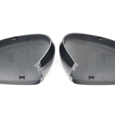 MC6305BLK 20-22 Ford Escape 2 PCS With Turn Signal Top Gloss Black Replacement Mirror Cover Chrome Delete Kit