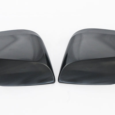 MC6307BLK 16-23 Toyota Tacoma, 2 PCS With Turn Signal Top Gloss Black Replacement Mirror Cover Chrome Delete Kit