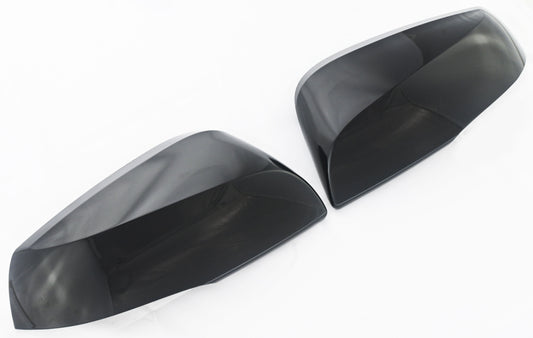 MC6307BLK 21-22 Toyota Venza 2 PCS With Turn Signal Top Gloss Black Replacement Mirror Cover Chrome Delete Kit