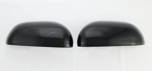 MC6310BLK 20-22 Kia Soul 2 PCS No Turn Signal Top Gloss Black Tape-on Mirror Cover Chrome Delete Kit