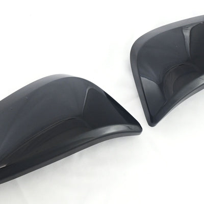 MC6314BLK 14-21 Toyota 4Runner 2 PCS Top Gloss Black Replacement Mirror Cover Chrome Delete Kit