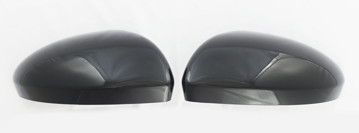 MC6322BLK 20-22 Nissan Sentra 2 PCS Top Gloss Black Replacement Mirror Cover Chrome Delete Kit