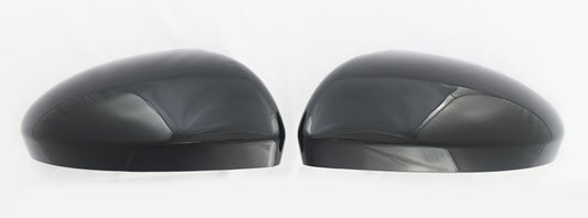 MC6322BLK 20-22 Nissan Sentra 2 PCS Top Gloss Black Replacement Mirror Cover Chrome Delete Kit